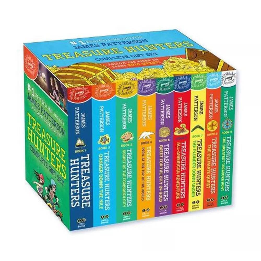 New, Sealed! Treasure Hunters Complete 9-Book Gift Boxed Box Set James Patterson